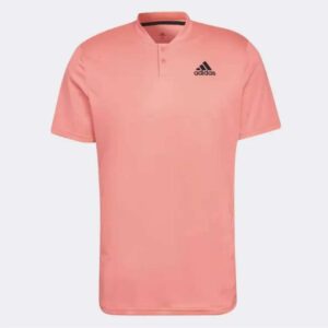 Adidas Hf1811 Club Henley Erkek Pembe T-shirt